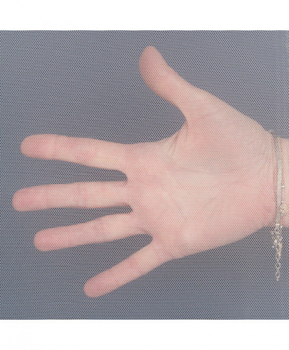 OFELIA Firanka haftowana, 280cm, kolor 003 biały ze srebrnym haftem OFELIA/885/003/280000/1