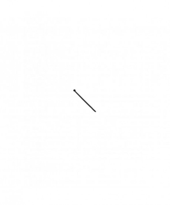 Opaska kablowa, kolor czarny, odporna na UV, szerokość 2,5mm, długość 100mm, 25 sztuk