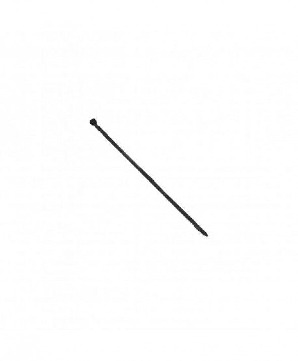 Opaska kablowa, kolor czarny, odporna na UV, szerokość 4,8mm, długość 300mm, 25 sztuk