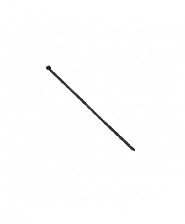 Opaska kablowa, kolor czarny, odporna na UV, szerokość 4,8mm, długość 400mm, 25 sztuk