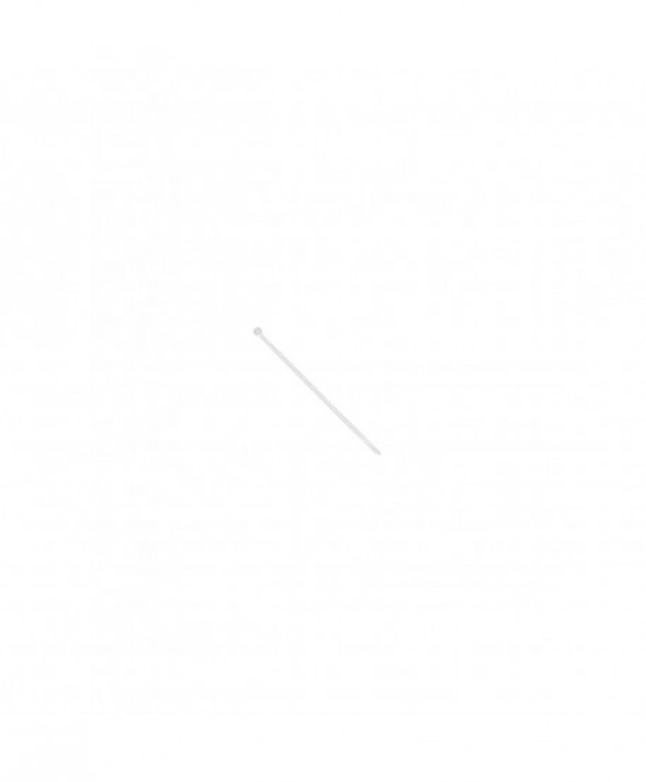 Opaska kablowa, kolor naturalny, szerokość 2,5mm, długość 150mm, 25 sztuk.