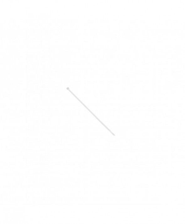 Opaska kablowa, kolor naturalny, szerokość 2,5mm, długość 200mm, 25 sztuk.