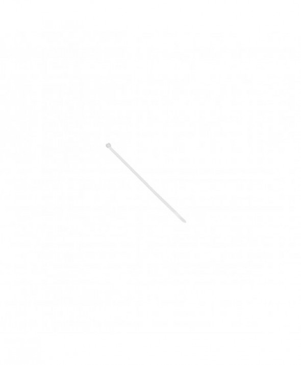 Opaska kablowa, kolor naturalny, szerokość 3,6mm, długość 200mm, 25 sztuk.