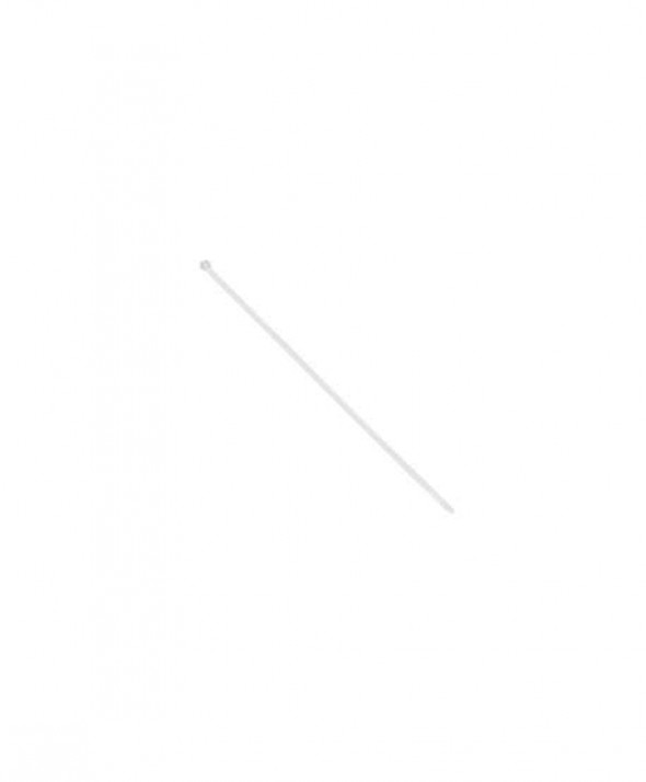 Opaska kablowa, kolor naturalny, szerokość 3,6mm, długość 300mm, 100 sztuk.