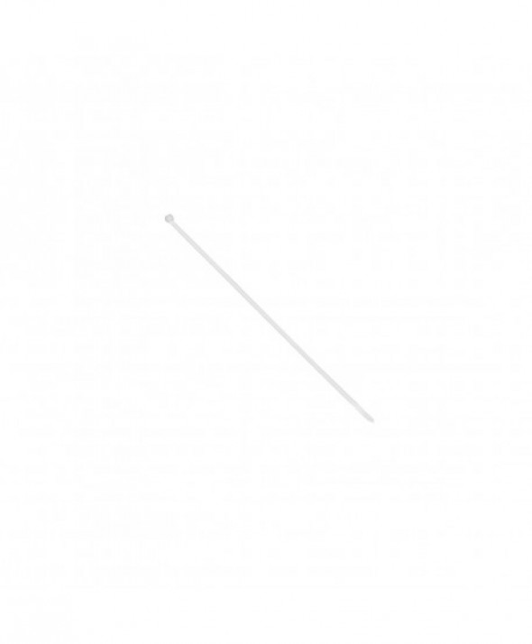 Opaska kablowa, kolor naturalny, szerokość 3,6mm, długość 300mm, 25 sztuk.