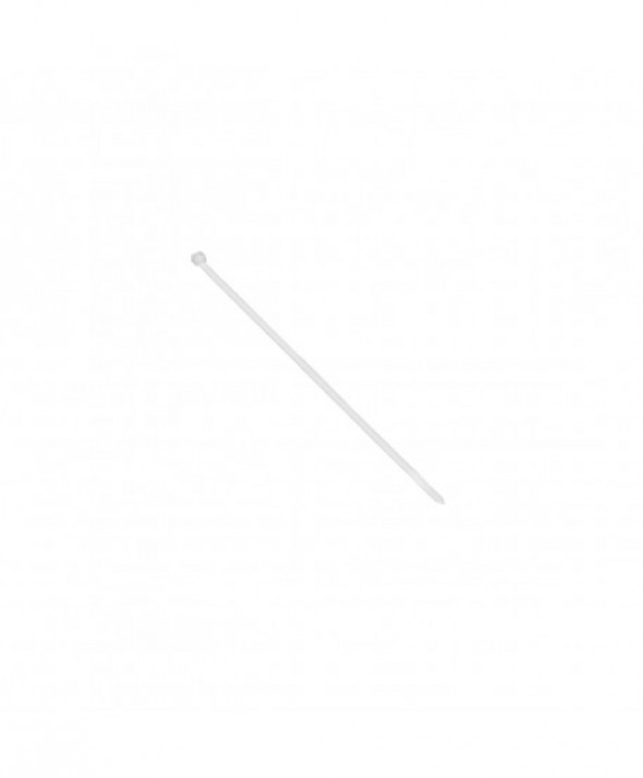 Opaska kablowa, kolor naturalny, szerokość 4,8mm, długość 300mm, 100 sztuk.