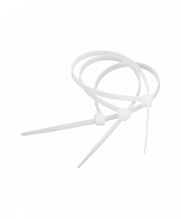 Opaska zaciskowa 7,2 mm/50 cm biała Cabletech 50szt.
