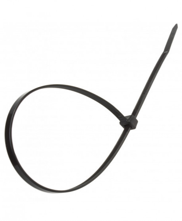 Opaski zaciskowe (100 sztuk) Maclean MCTV-462 B - czarne, 2.5x200mm, odporna na UV, temp. użytkowania - 40 +85 st. C.