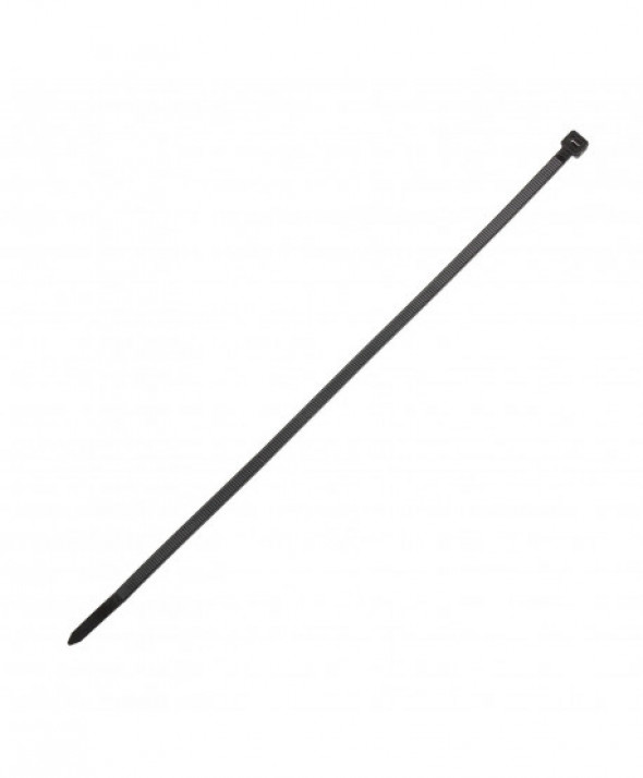 Opaski zaciskowe (100 sztuk) Maclean MCTV-464 B - czarne, 4.8x200mm, odporna na UV, temp. użytkowania - 40 +85 st. C.