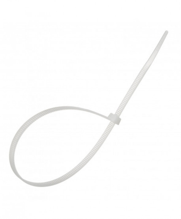 Opaski zaciskowe (100 sztuk) Maclean MCTV-465 W - białe, 4.8x300mm, odporna na UV, temp. użytkowania - 40 +85 st. C.