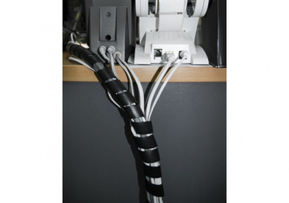 Osłona maskująca na kable Maclean MCTV-686T (14.6*16mm) 3m transparentna spirala