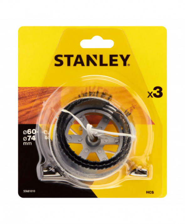 Otwornica hcs do drewna - komplet fi 60/67/74 mm