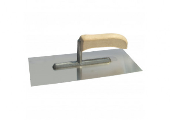 Paca nierdzewna 270*130mm, gładka, uchwyt otw., stopka alu