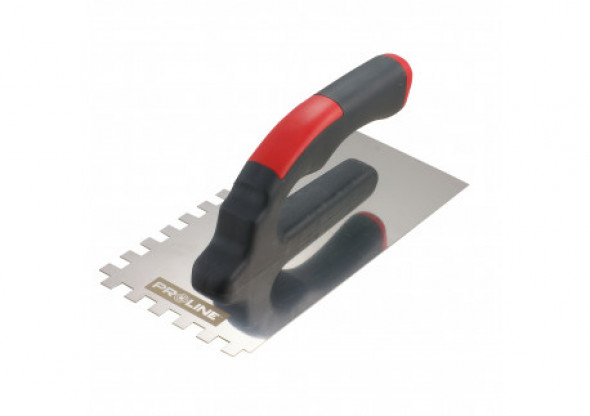 Paca nierdzewna 270*130mm ząb 10*10 rącz.plast.otw. proline