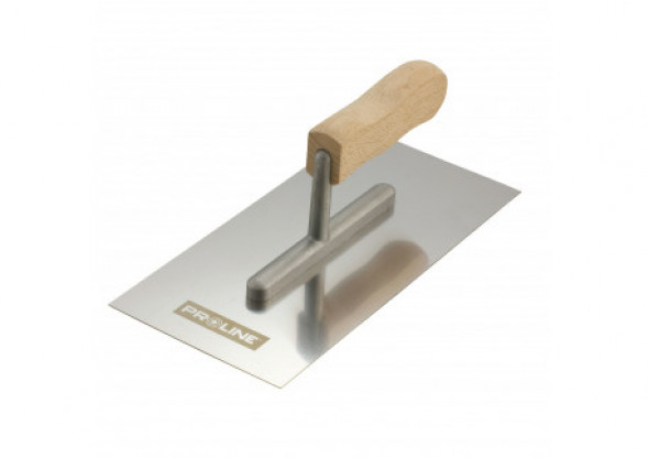 Paca nierdzewna 580*130mm gładka rączka drew.zam proline