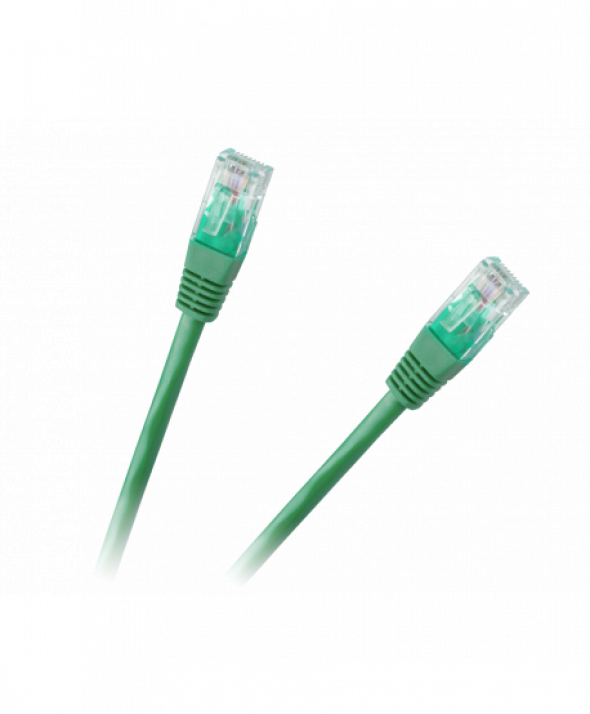 Patchcord kabel UTP 8c wtyk-wtyk 1.0m CCA zielony