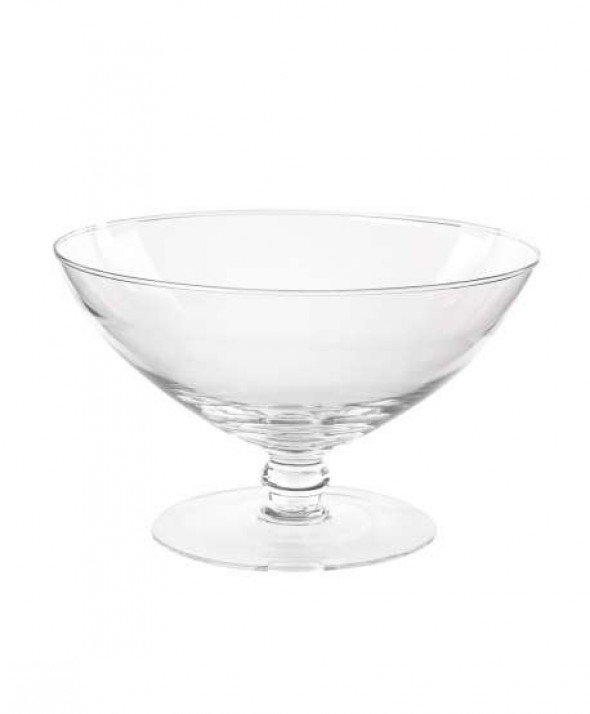 Patera na owoce / salaterka na nóżce szklana Edwanex 25 cm
