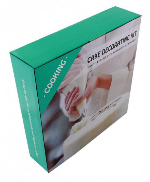 Patera obrotowa do dekoracji różowa