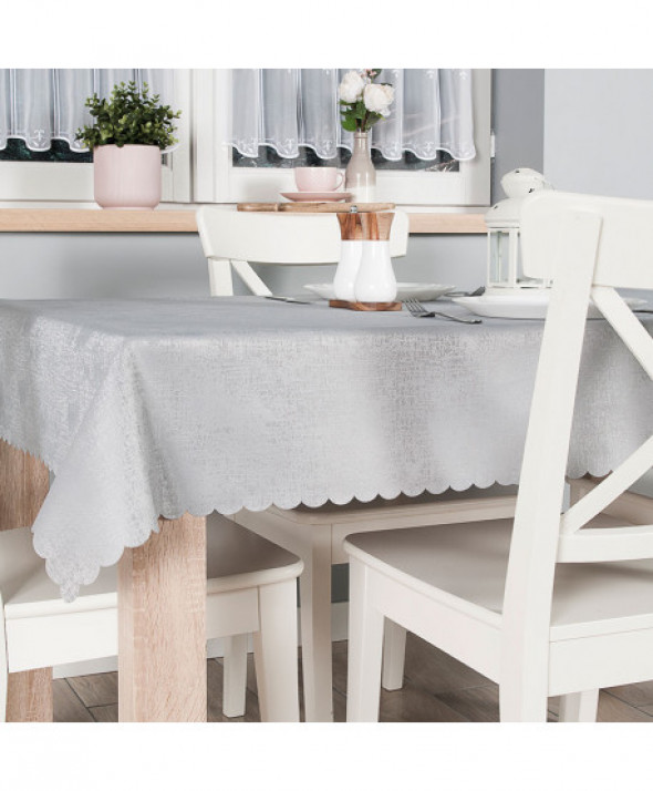 Pela Obrus wodoodporny 140x240 kolor ciemny szary 003 TORENA/206/C03/140240/1