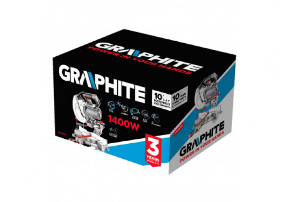 Pilarka ukosowa 1400W, tarcza 185 x 16 mm