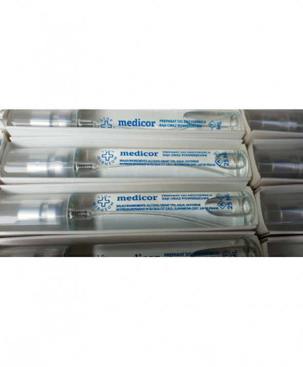 Płyn do dezynfekcji rąk i powierzchni  25ml