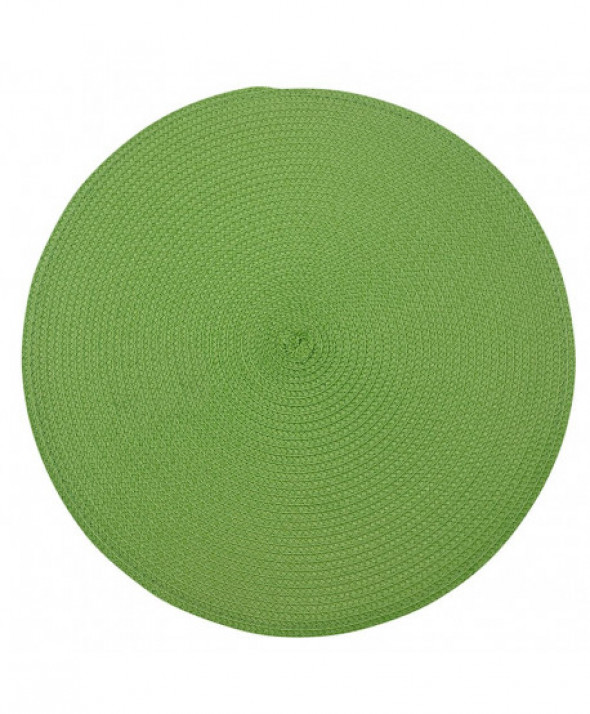 Podkładka / mata na stół słomkowa 38 cm zielona