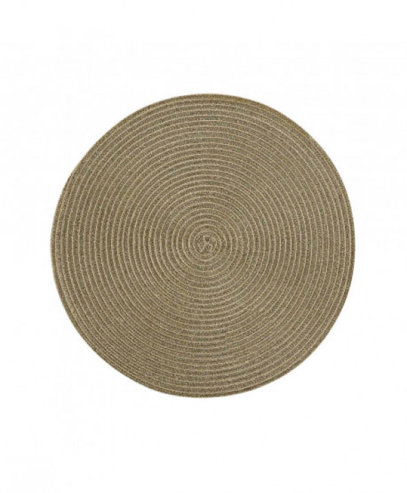 Podkładka / mata na stół słomkowa 38 cm złota
