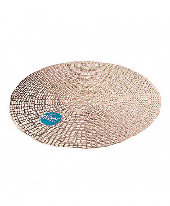 Podkładka / mata na stół złota Słoje Drewna 38 cm