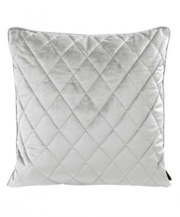 Poduszka VELVET 50x50cm srebrna