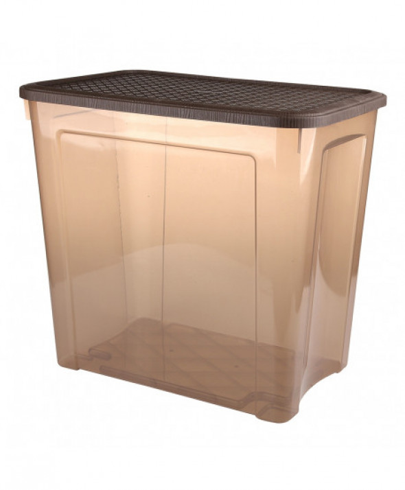 POJEMNIK DO PRZECHOWYWANIA COMBI BOX 58,2X38XH54,5CM 85L. Z POKRYWĄ ARIANNA BRĄZ (8034184) N/N BZ