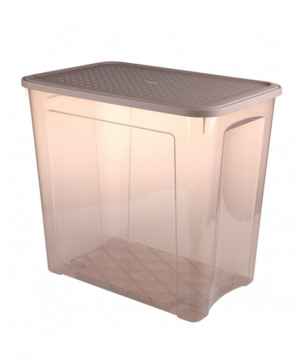 POJEMNIK DO PRZECHOWYWANIA COMBI BOX 58,2X38XH54,5CM 85L. Z POKRYWĄ ARIANNA TAUPE (8034184)  N/N BZ