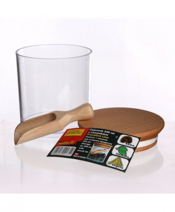 Pojemnik na przyprawy i produkty sypkie / do przechowywania 0,25 l President Line