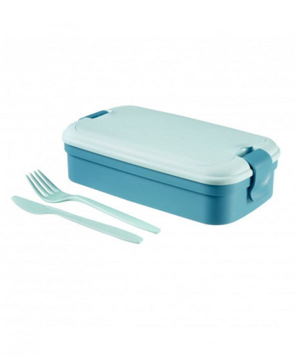 Pojemnik ze sztućcami Curver Lunch&Go niebieski
