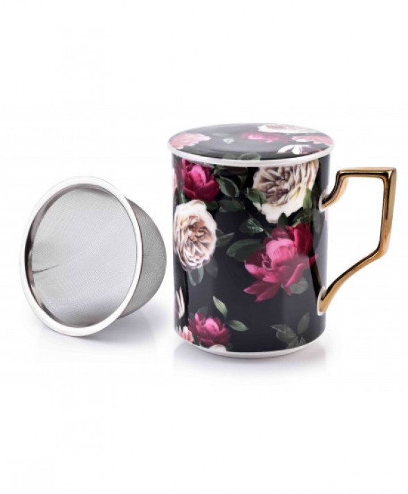 POLA BLACK Kubek z zaparzaczem 400ml