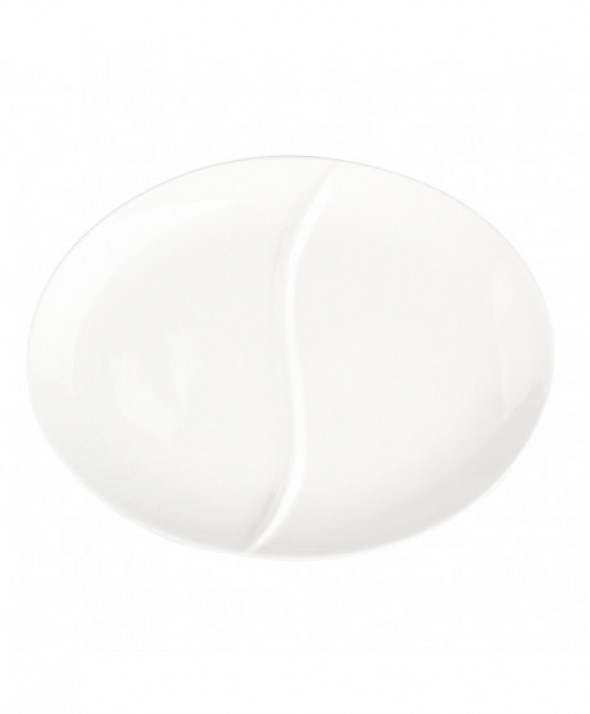 Półmisek owalny 2-dzielny porcelana Regular 29,5 cm