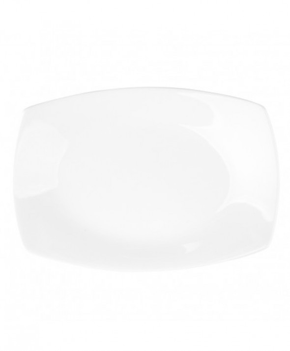 Półmisek porcelana MariaPaula Moderna Biała 33 cm prostokątny