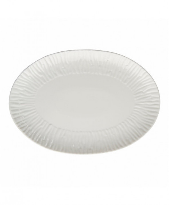 Półmisek porcelanowy MariaPaula Natura biały 33 cm