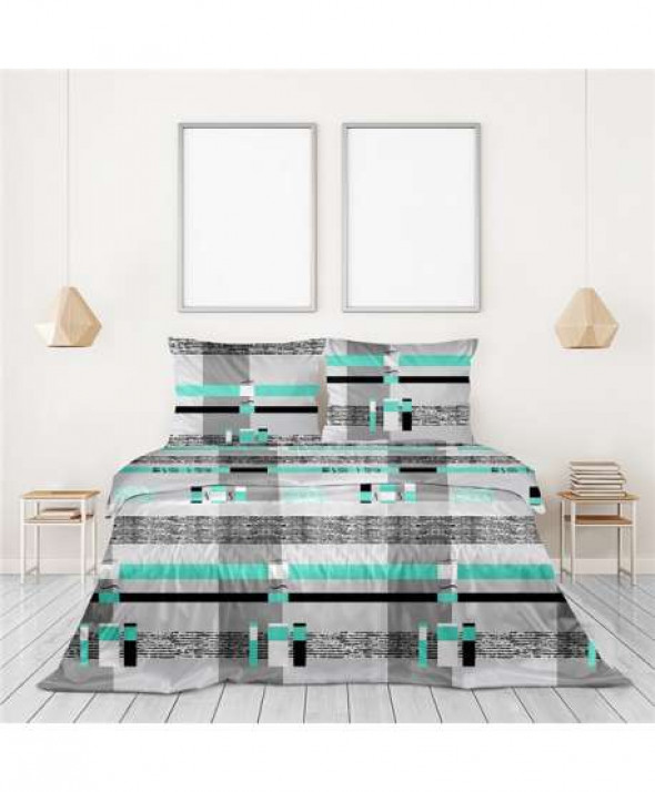 Pościel Bawełniana Bielbaw 140X200 Dania Mięta