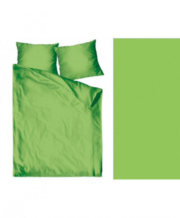 Pościel Satynowa Bielbaw Jednobarwna 140x200 Limonka