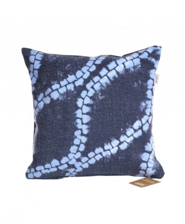 Poszewka dekoracyjna na poduszkę kolekcja "Bali" niebieska 40 x 40 cm
