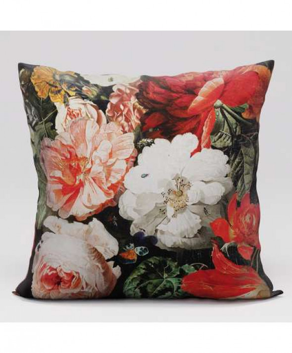 Poszewka dekoracyjna VELVET, 40x40cm, kolor czerwony TULIPA