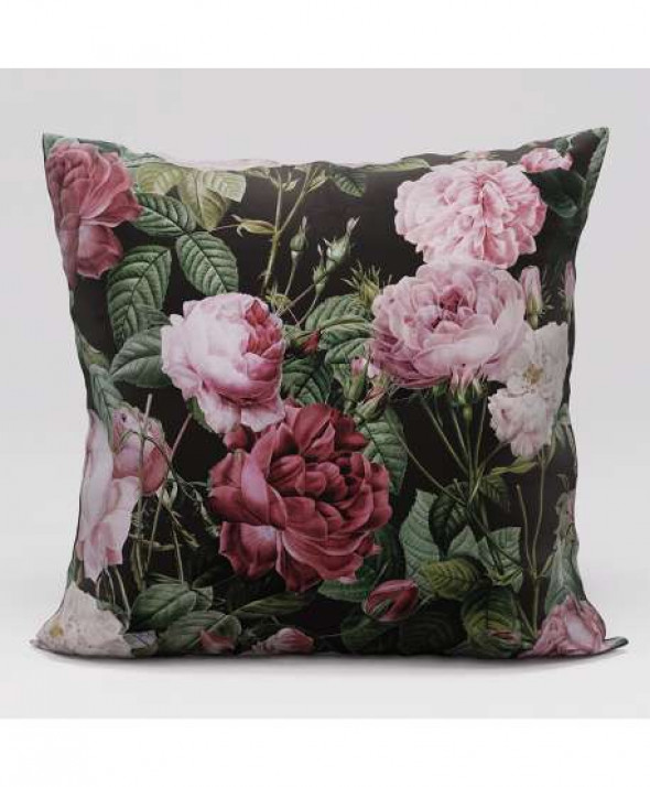 Poszewka dekoracyjna VELVET, 45x45cm, kolor czarny MORENA