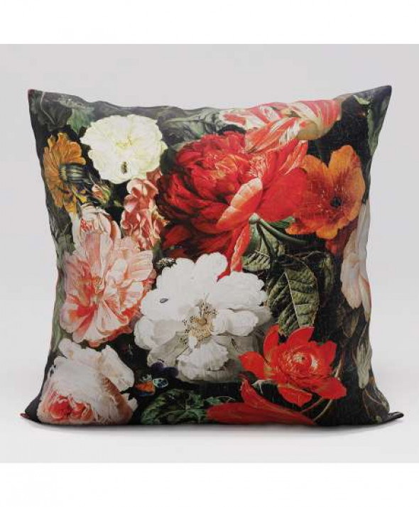 Poszewka dekoracyjna VELVET, 50x50cm, kolor czerwony TULIPA