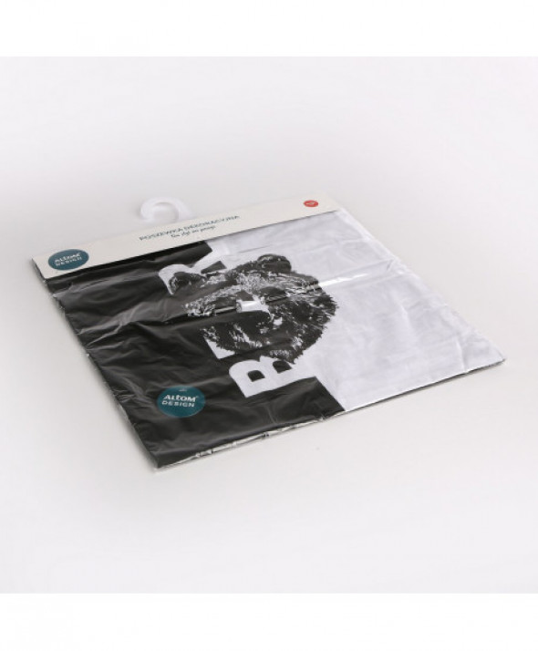 Poszewka na poduszkę bawełniana dekoracyjna Dzikie zwierzęta dek. Bear 40 x 40 cm