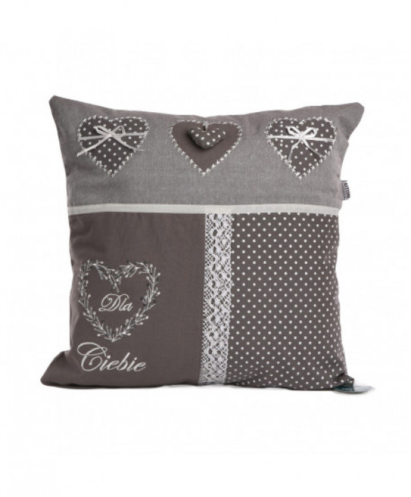 Poszewka na poduszkę bawełniana dekoracyjna Prowansja dekoracja II 40 x 40 cm