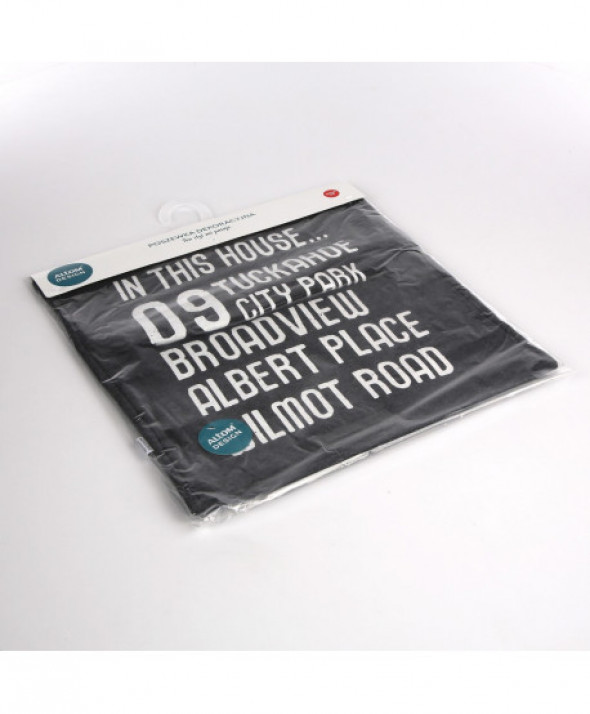 Poszewka na poduszkę dekoracyjna Boston popiel 40 x 40 cm