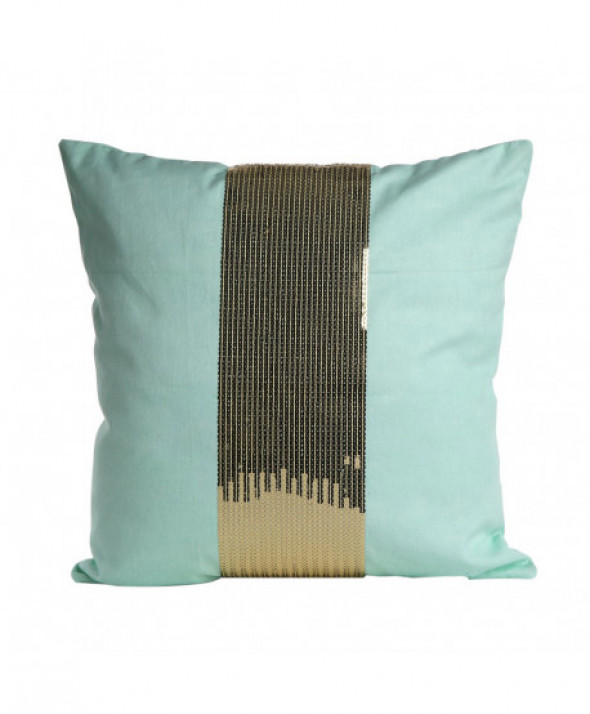 Poszewka na poduszkę dekoracyjna Sunshine z cekinami 40 x 40 cm