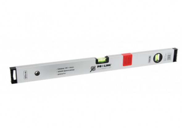 Poziomnica alu 1200mm, 2 libelki, 2 zawieszki, prof. proline