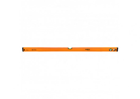 Poziomnica aluminiowa 120 cm, 2 libelle