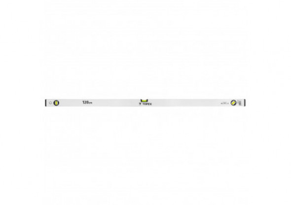 Poziomnica aluminiowa anodowana 120 cm, 3 libelle